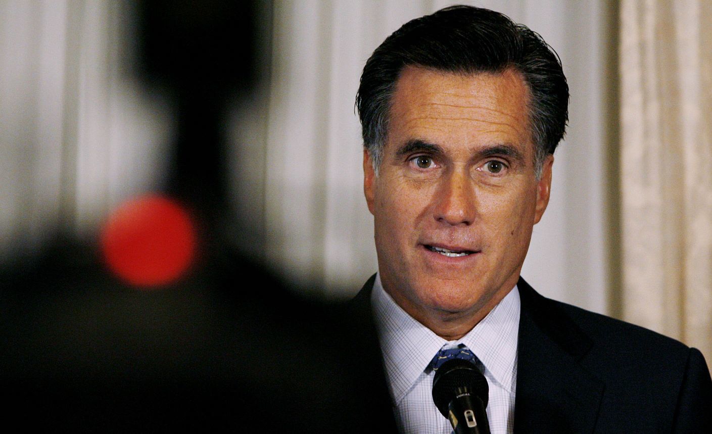 Presidential candidate Mitt Romney